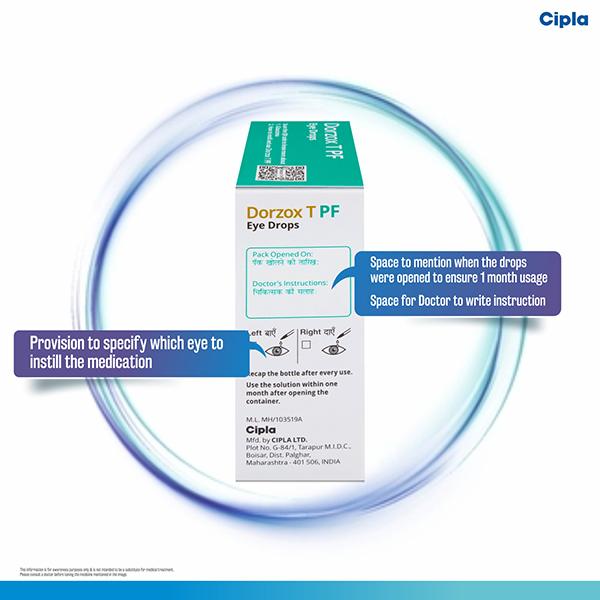 DORZOX T PF Eye Drops 5ml