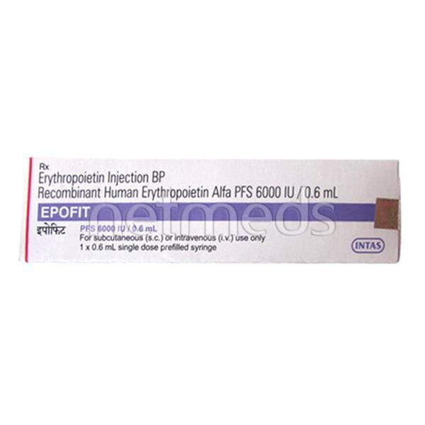 Epofit 6000IU Injection(Pfs) 0.6ml