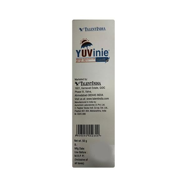 Yuvinie Soft SPF 50+ PA +++ Sunscreen Gel 50gm - Global Surgicals