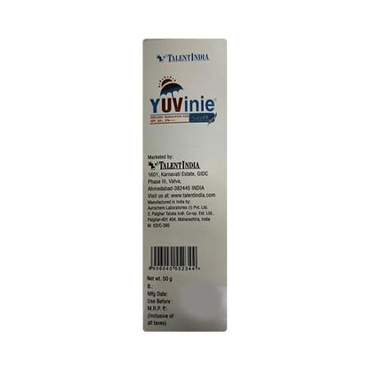 Yuvinie Soft SPF 50+ PA +++ Sunscreen Gel 50gm - Global Surgicals