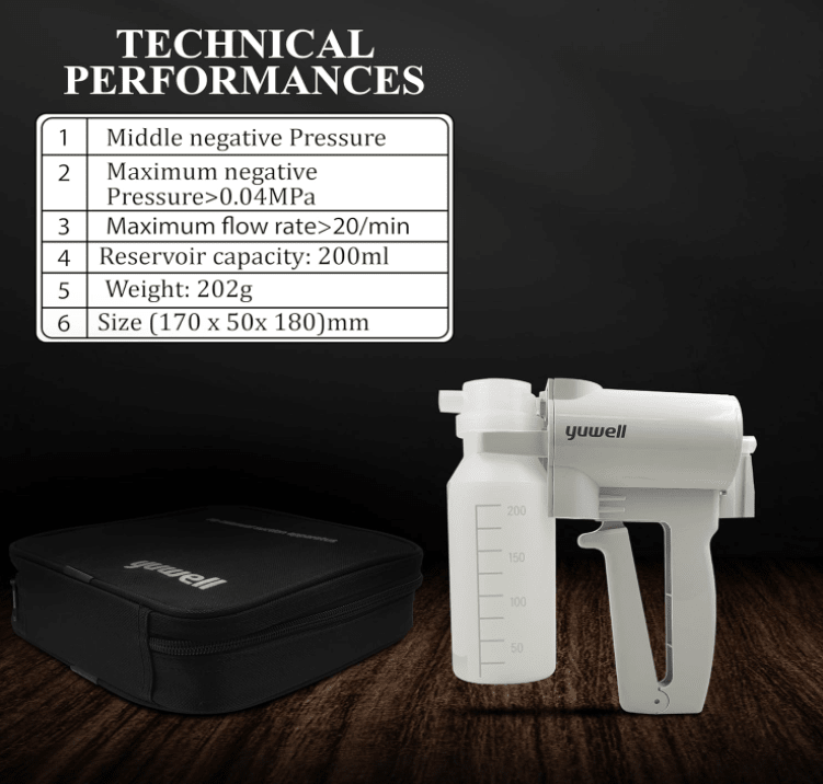 Yuwell Manual Suction Apparatus - Global Surgicals