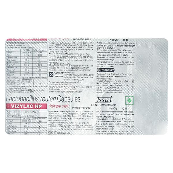 VIZYLAC HP Capsule 10's