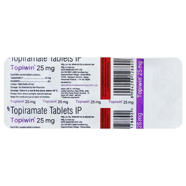 TOPIWIN 25mg Tablet 10's