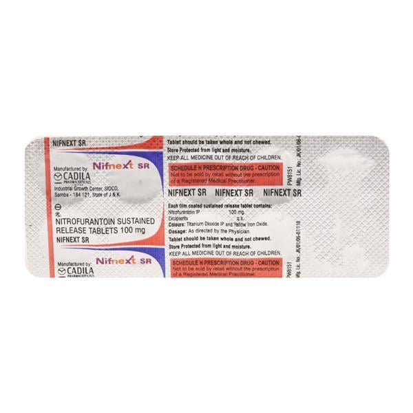 Nifnext SR 100mg Tablet 10'S