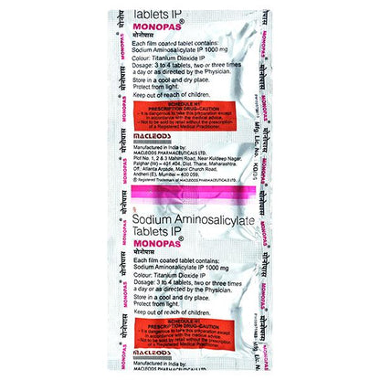 Monopas 1000mg Tablet 6'S