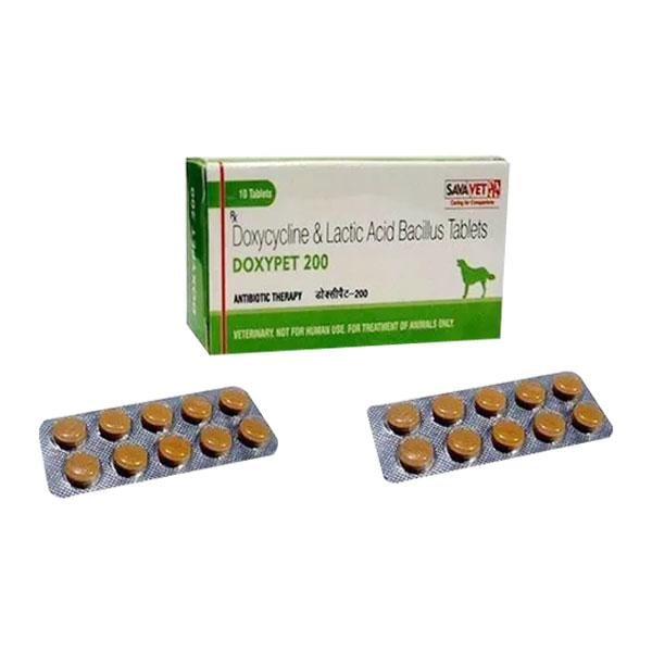 DOXYPET 200 Tablet 10's