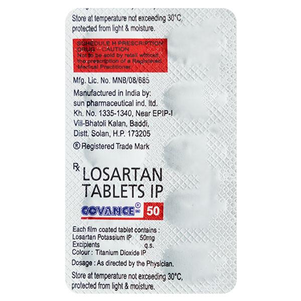Covance 50mg Tablet 10'S