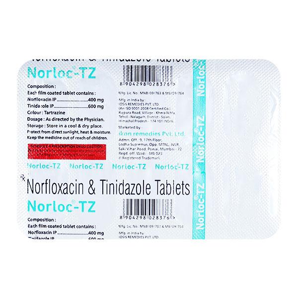 NORLOC TZ Tablet 10's
