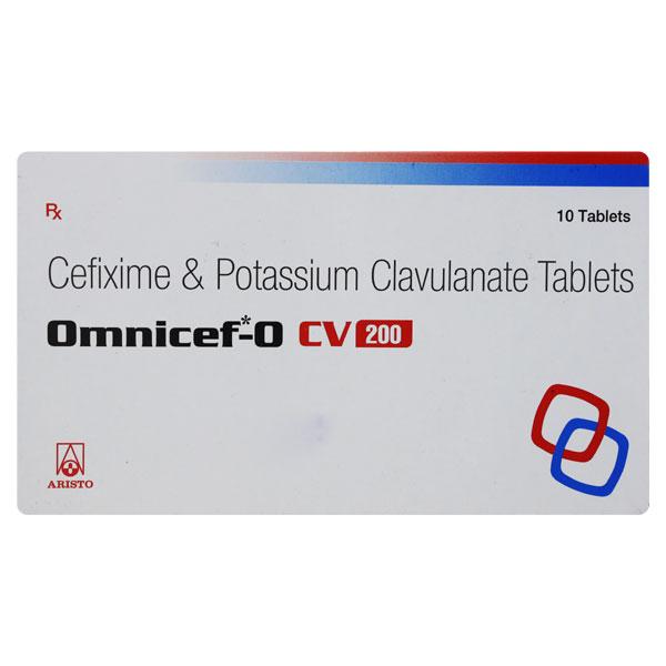 Omnicef O CV 200mg Tablet 10'S