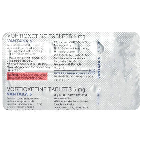 VANTAXA 5 Tablet 10's