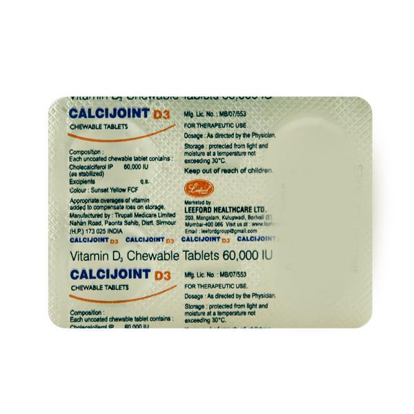 Calcijoint D3 Tablet 4'S