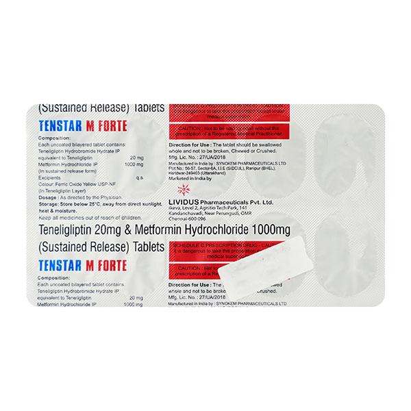 TENSTAR M FORTE Tablet 10's
