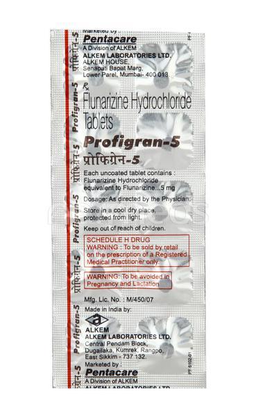 Profigran 5mg Tablet 10'S