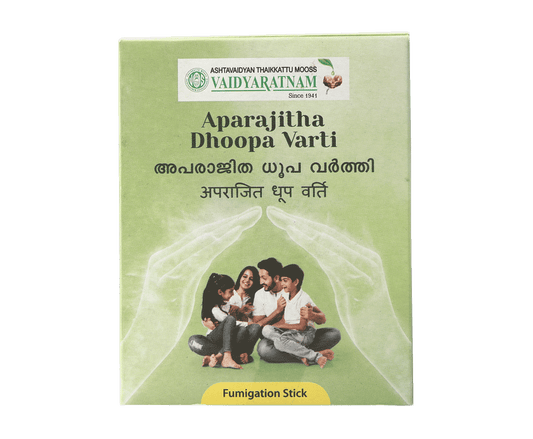 Aparajitha Dhoopa Varthi 10 Nos - Vaidyaratnam Ayurveda