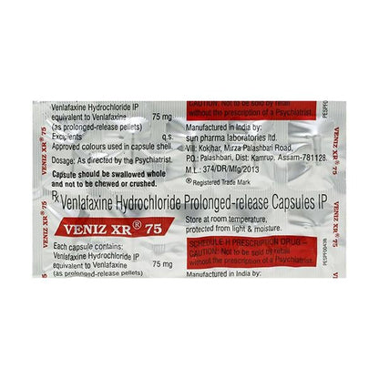 Veniz XR 75mg Capsule 10'S