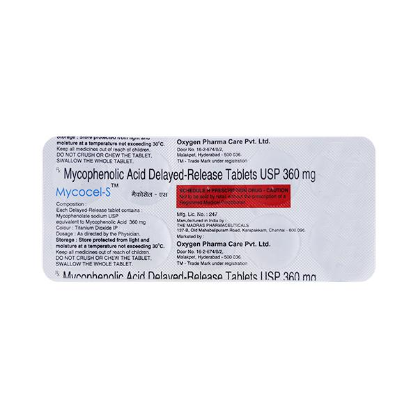 MYCOCEL S 360 Tablet 10's