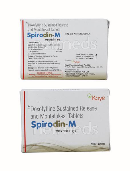 Spirodin M Tablet 10'S