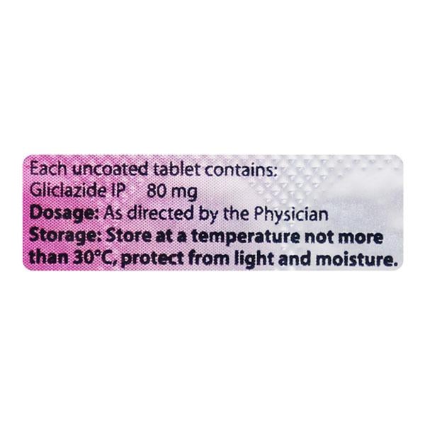 Glizid 80mg Tablet 15'S