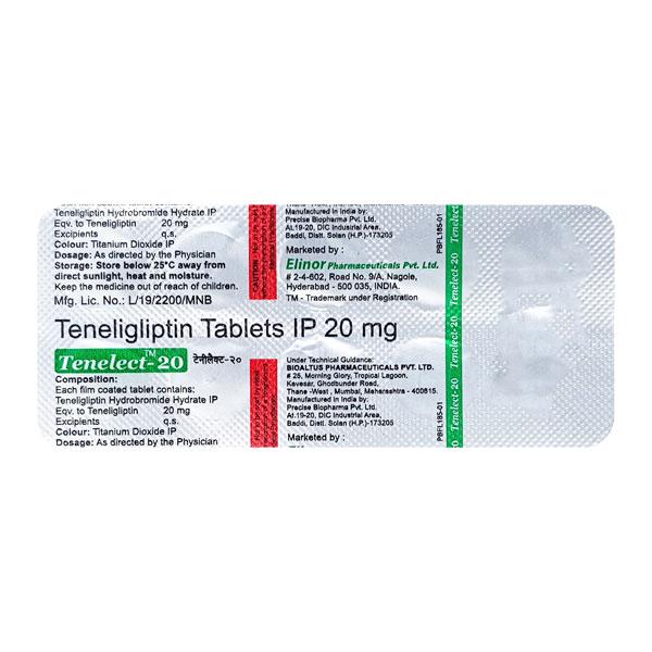 TENELECT 20mg Tablet 10's