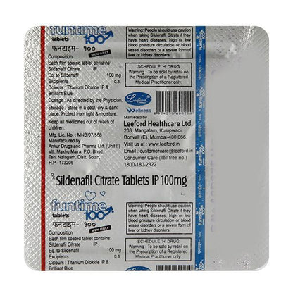 Funtime 100mg Tablet 4'S