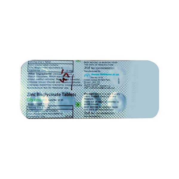 GLYZINC NM Tablet 10's