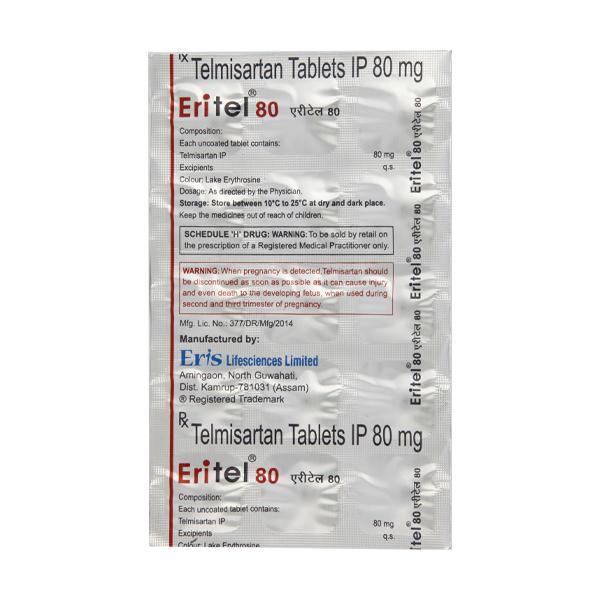 Eritel 80mg Tablet 15'S