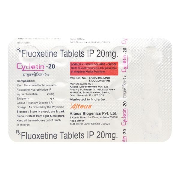 CYCLOTIN 20 Tablet 15's