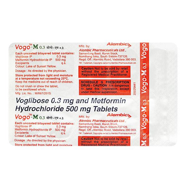 Vogo M 0.3mg Tablet 10'S