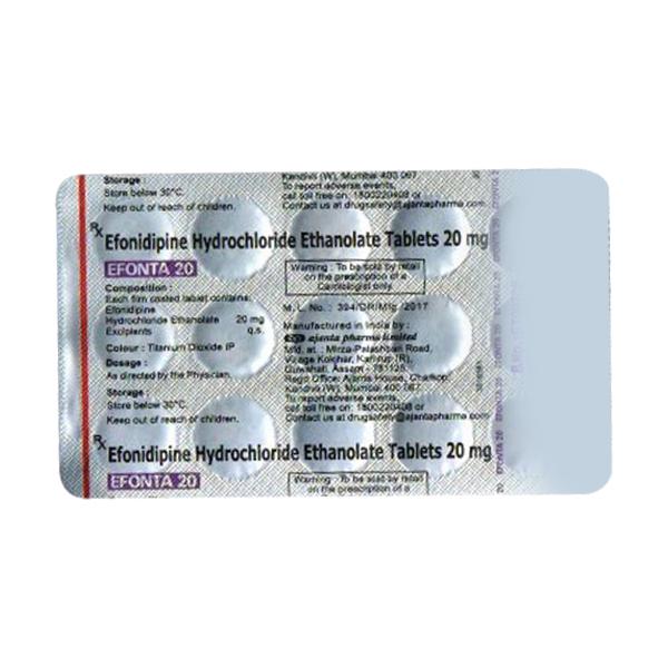 EFONTA 20mg Tablet 15's