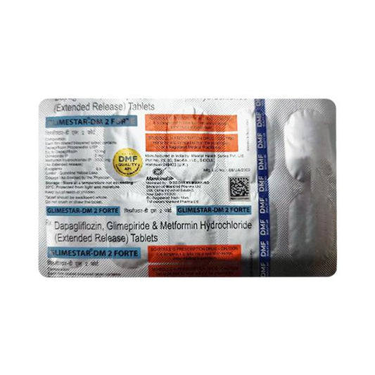GLIMESTAR DM 2 FORTE Tablet 10's