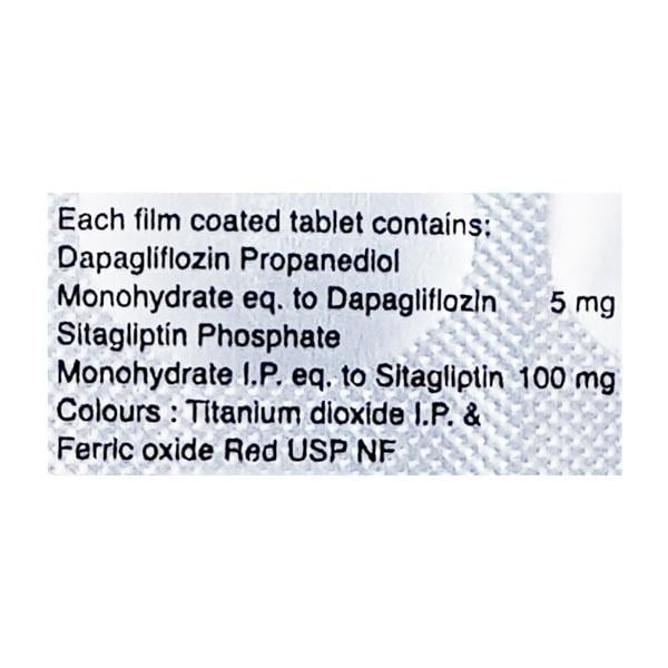SITAXA D 5+100 Tablet 10's