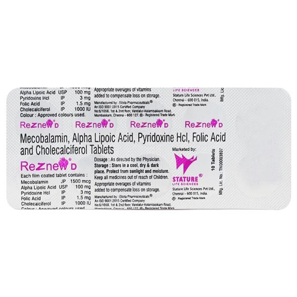 REZNEW D Tablet 10's