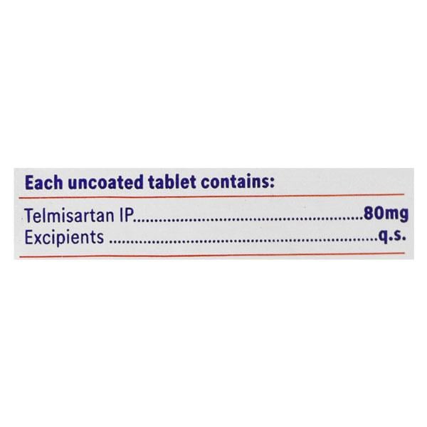Telsartan 80mg Tablet 14'S