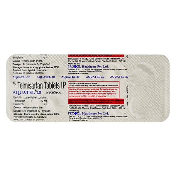 AQUATEL 20mg Tablet 10's