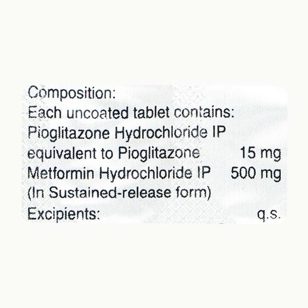 Piosafe MF 15mg Tablet 10'S