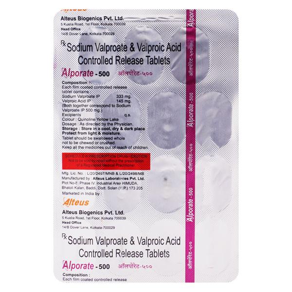 ALPORATE 500mg Tablet 15's