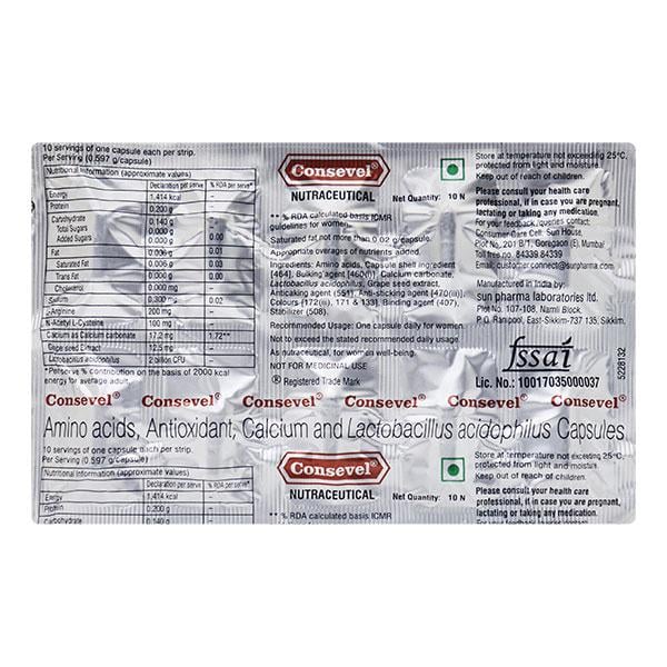 Consevel Capsule 10'S