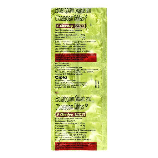 S CITADEP FORTE Tablet 10's