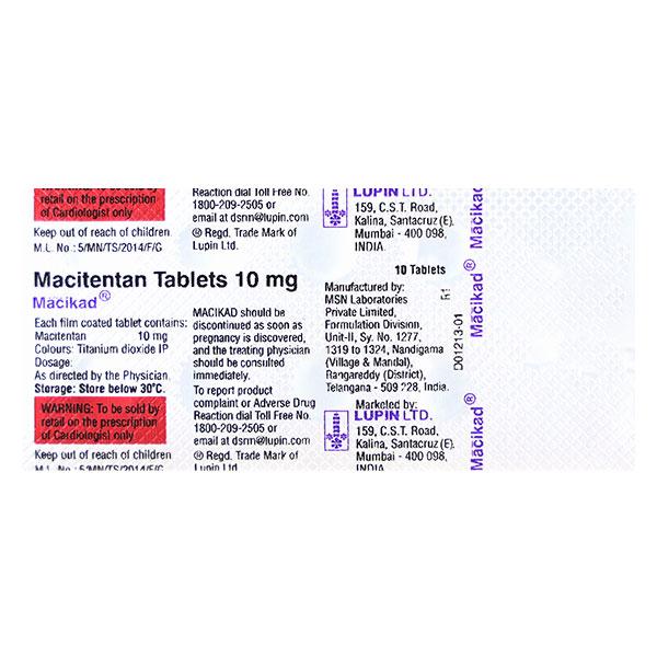 Macikad 10mg Tablet 10'S