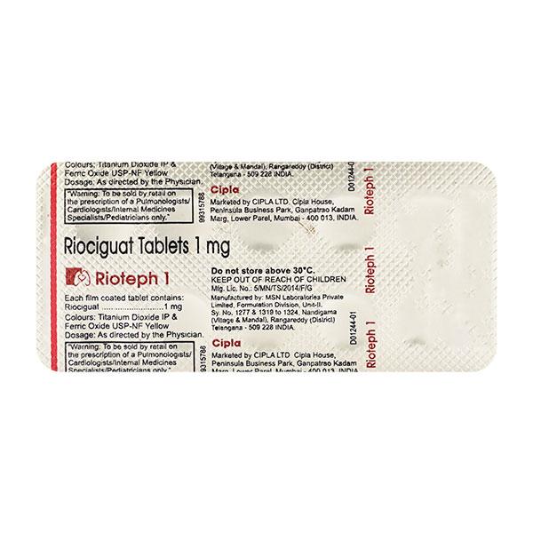 Rioteph 1mg Tablet 10'S