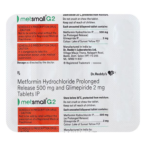 METSMALL G 2 Tablet 15's