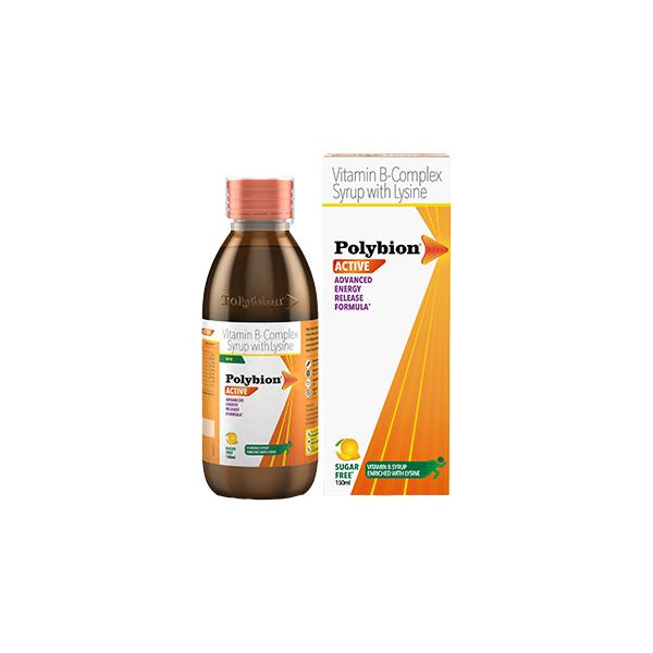 POLYBION ACTIVE SUGAR FREE MANGO FLAVOUR Syrup 150ml