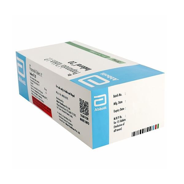 Inderal 20mg Tablet 15'S