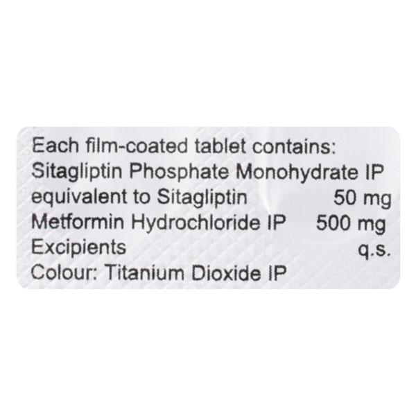 SITAGLYN M IR 50/500 Tablet 10's