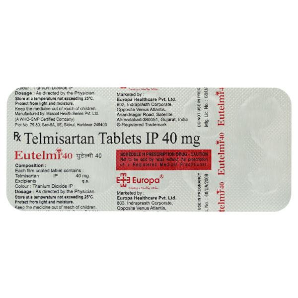 EUTELMI 40 Tablet 10's
