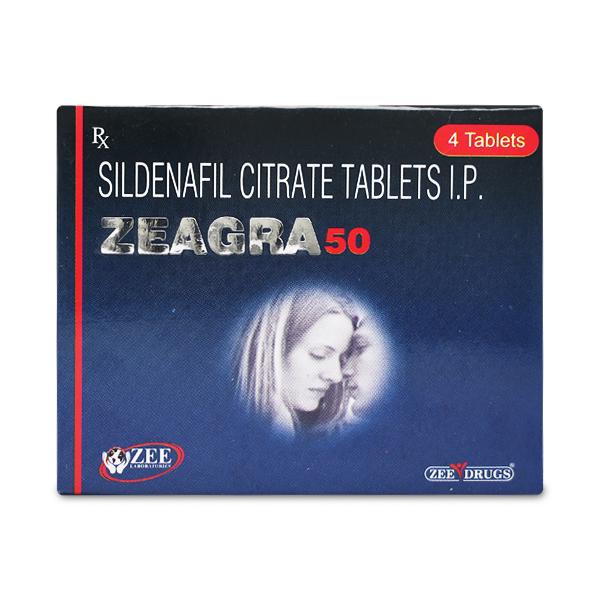 ZEAGRA 50mg Tablet 4's