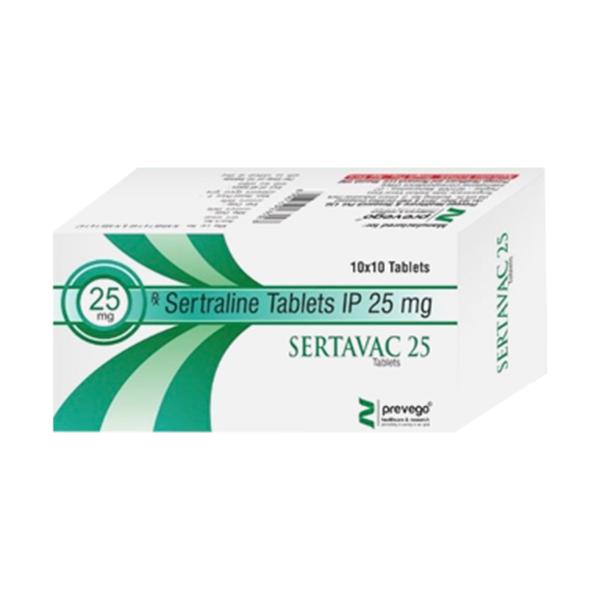 SERTAVAC 25 Tablet 10's