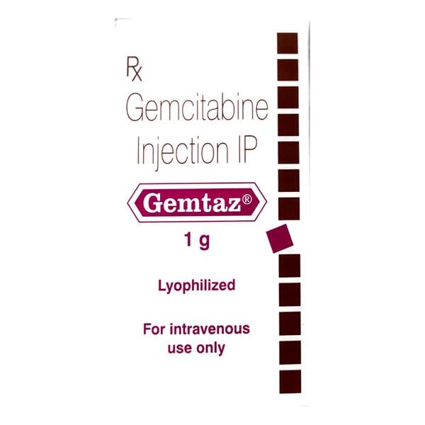 Gemtaz 1gm Injection 1's