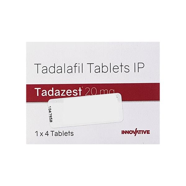 TADAZEST 20mg Tablet 4's
