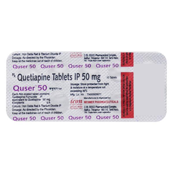 Quser 50mg Tablet 10'S